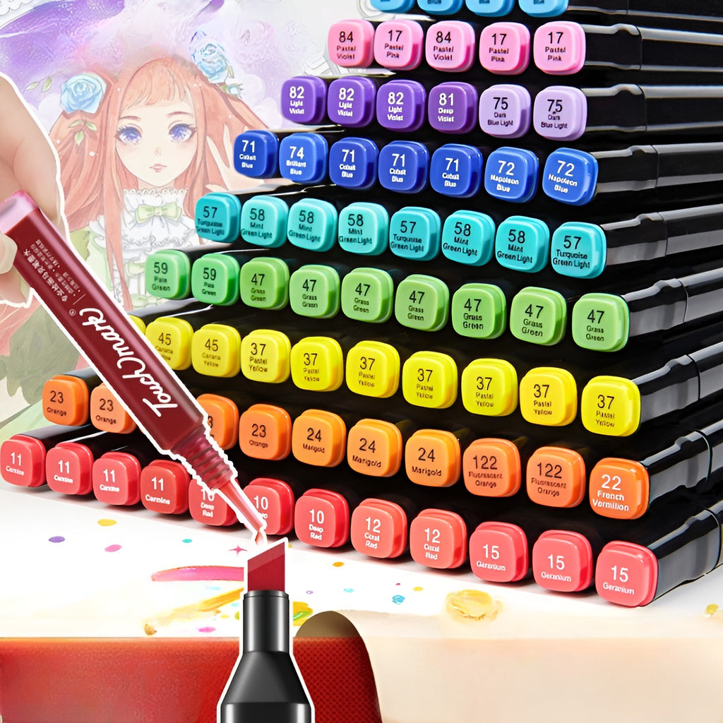 Markere cu alcool multicolor
