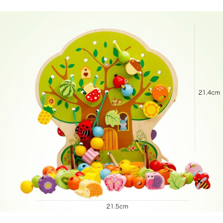 Set Educativ Pomul cu Fructe, 2 în 1