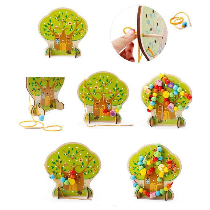 Set Educativ Pomul cu Fructe, 2 în 1