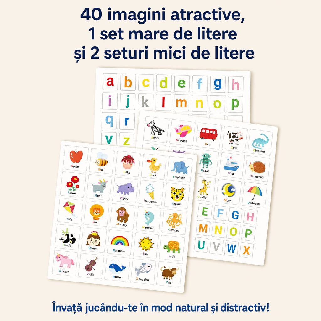 Tăblița Magnetică Educativă — Alfabet Englez