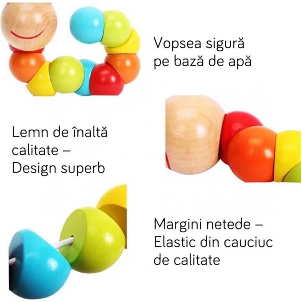Jucărie Interactivă Senzorială pentru Bebeluși, 0-18 luni