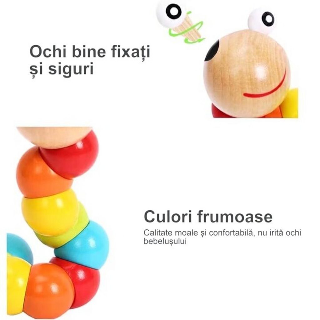 Jucărie Interactivă Senzorială pentru Bebeluși, 0-18 luni