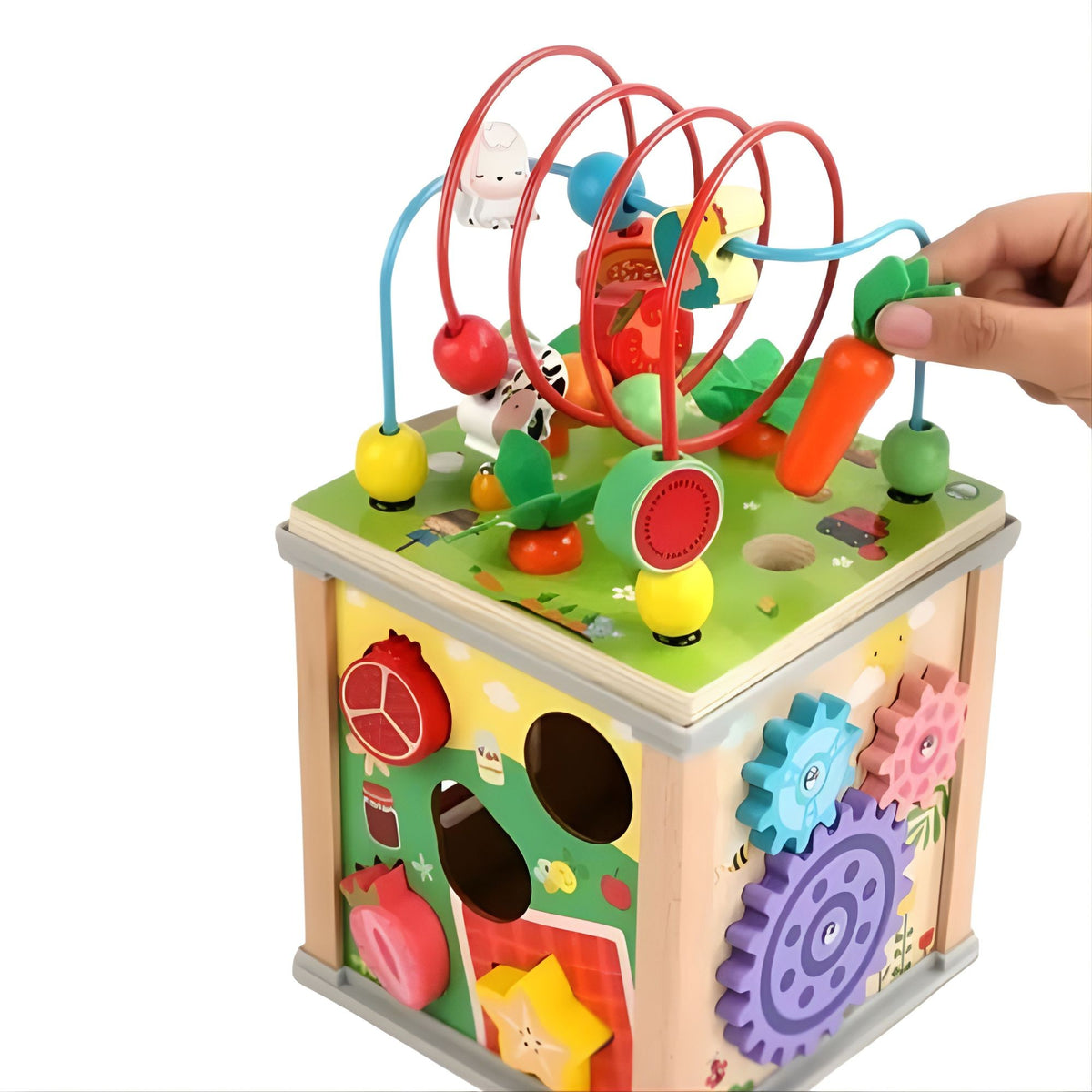 Cub Educativ Multifuncțional din Lemn