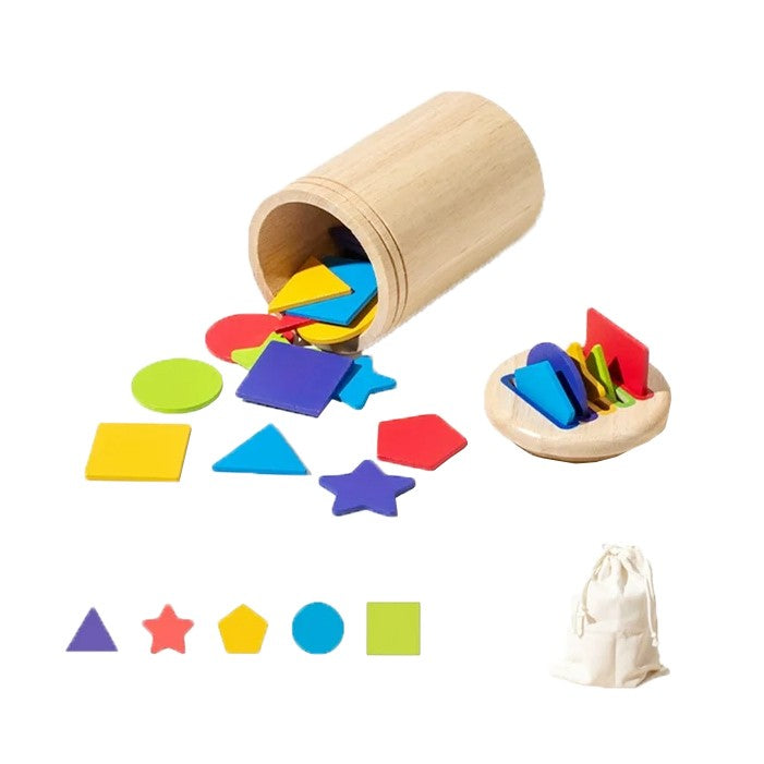 Sortator Educativ din Lemn cu Forme Geometrice